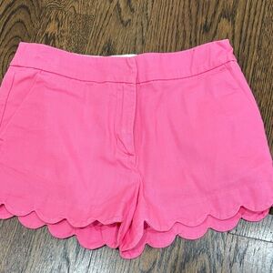 J. Crew Kids Pink Scallop Shorts